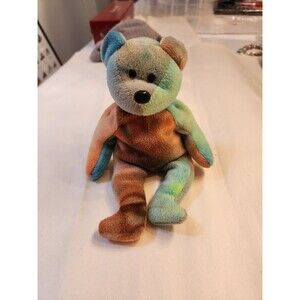 Retired Vintage 1993 Ty Beanie Bear Baby Garcia 'Grateful Dead' - Multicolor